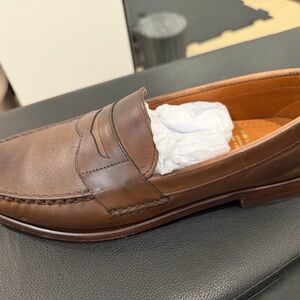Allen Edmonds Classic Brown Leather Penny Loafers - Made in USA